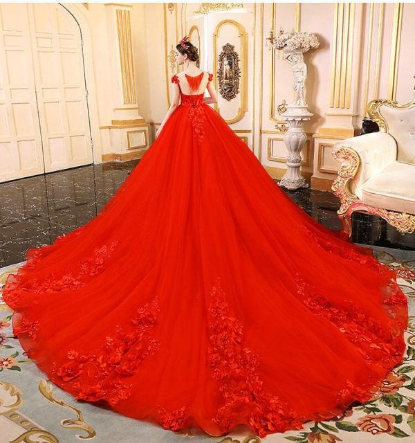 red wedding gowns 1196-001