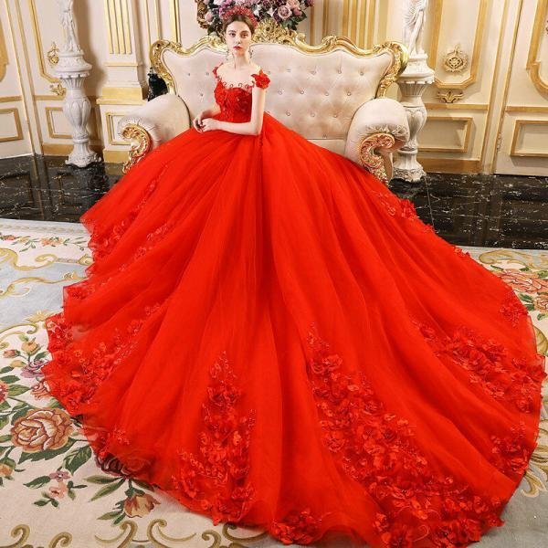 red wedding gowns 1196-004