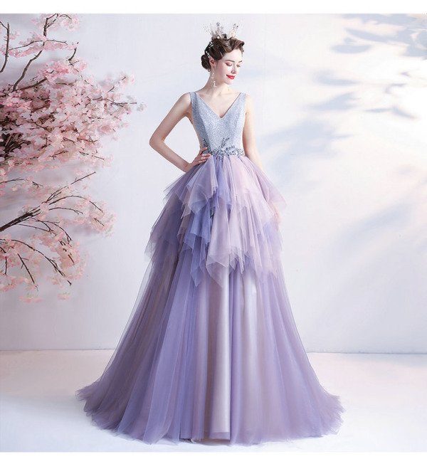 lavender prom dress 1236-007