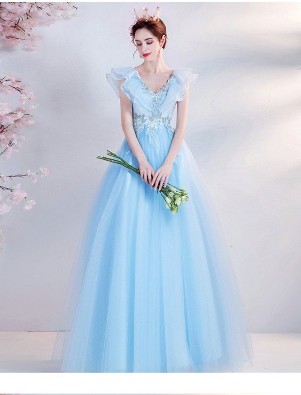 light blue princess prom dress-006