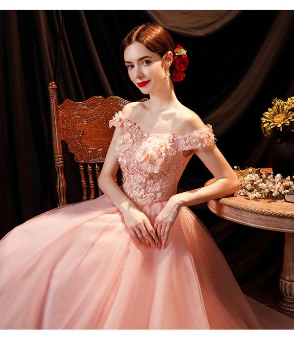 pink formal dress 1247-005