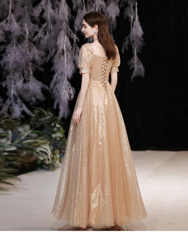 gold formal dresses plus size 1280-007