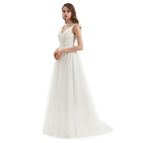 off white wedding dress 1319-004