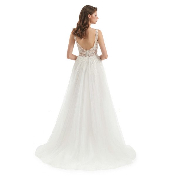 off white wedding dress 1319-006
