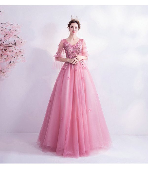 hot pink prom dress 1399-003