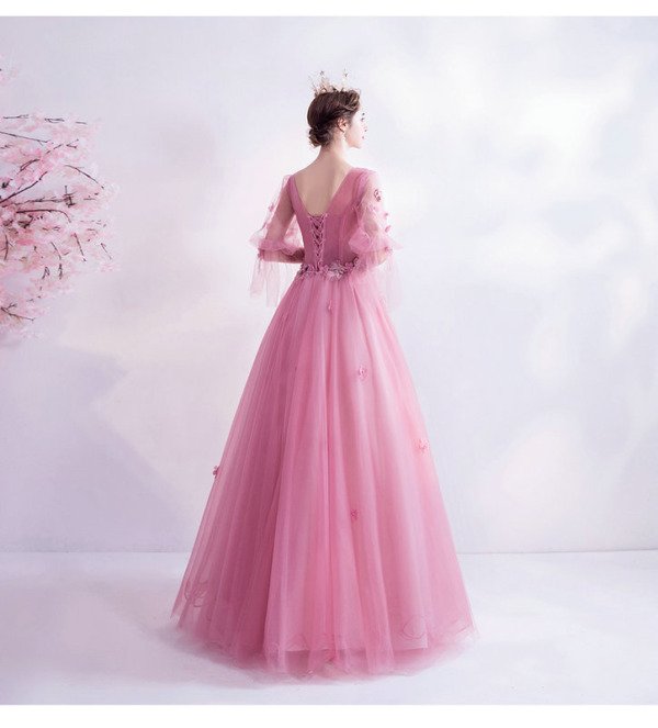 hot pink prom dress 1399-004