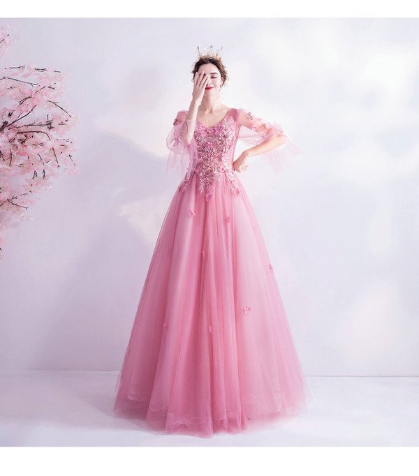 hot pink prom dress 1399-006