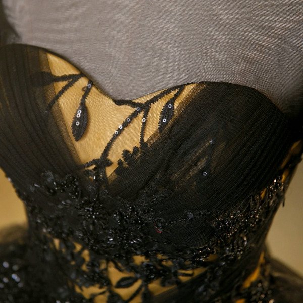 black and yellow ball gown-1454004