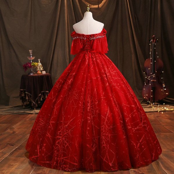 red quinceanera dresses 1464-07