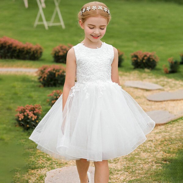 white flower girl dresses 1544-002