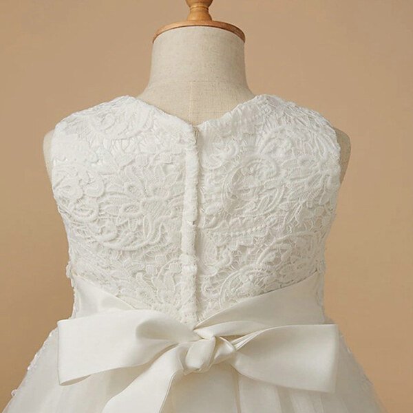 flower girl dress white 1567-005